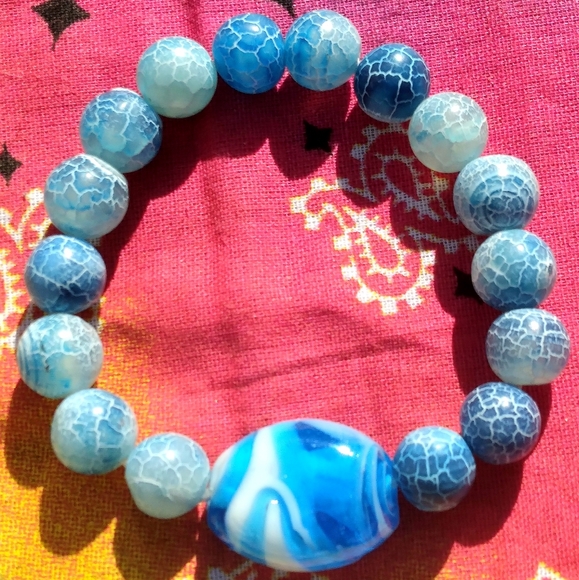 Blue Trio Bracelets Set - Picture 9 of 11